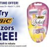 FREE BIC Disposable Razors (MIR)